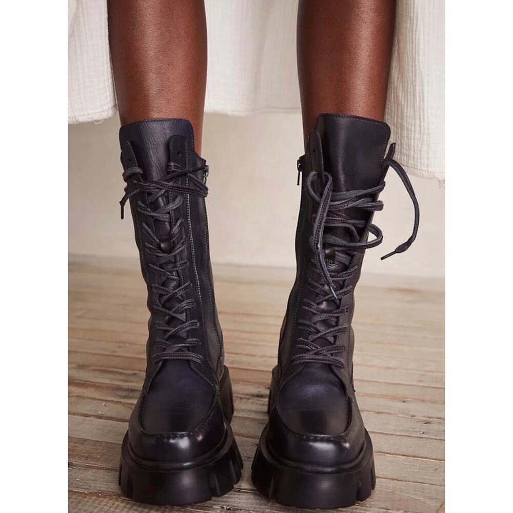 Free People Jones Lug Sole lace boot - Picture 11 of 12
